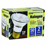 50PAR20/QFL/MP/2 Feit Electric 50-Watt Halogen Flood Reflector Bulb, 2 Pack